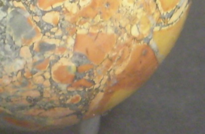 Maligano jasper sphere, 51 mm (2 inches) diameter.